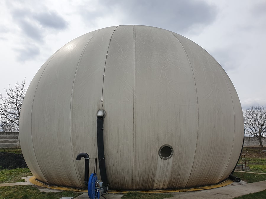 Statie de epurare Targoviste - Rezervor stocare biogaz